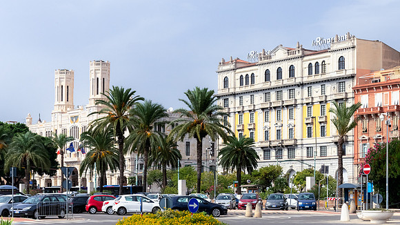 Marina district -city hall and Renascent Department store