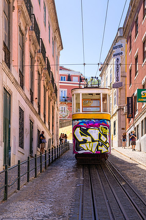 Colorful cablecar
