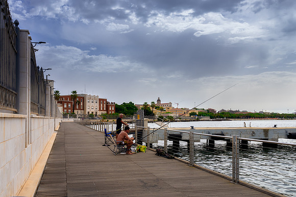 The harbor in Cagliari