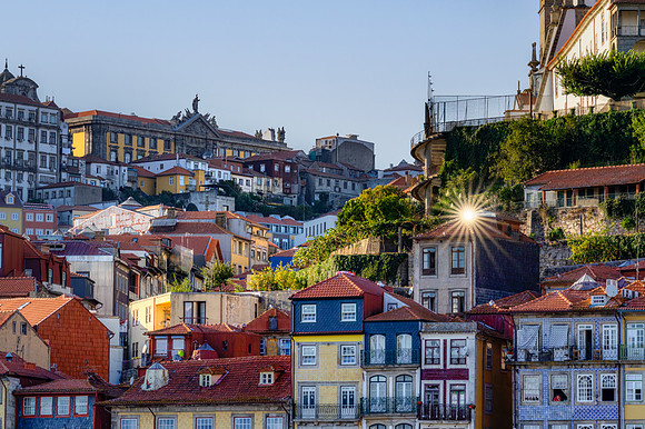Colorful houses of Porto