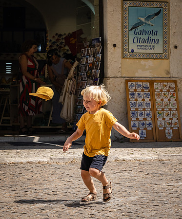 Little boy playing